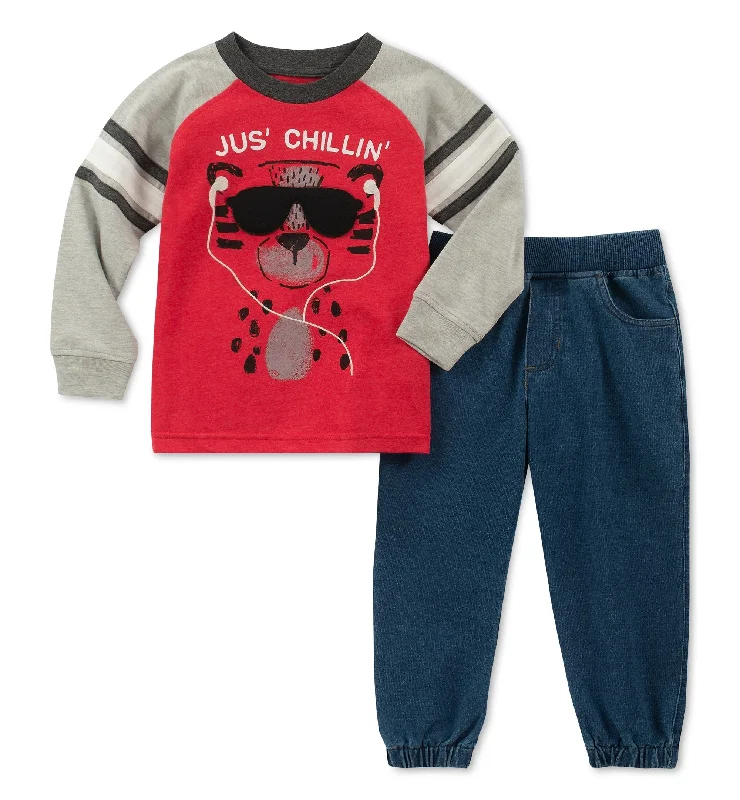 Kids Headquarters Baby Boys 2 Pc. T-Shirt Jogger Pants Set