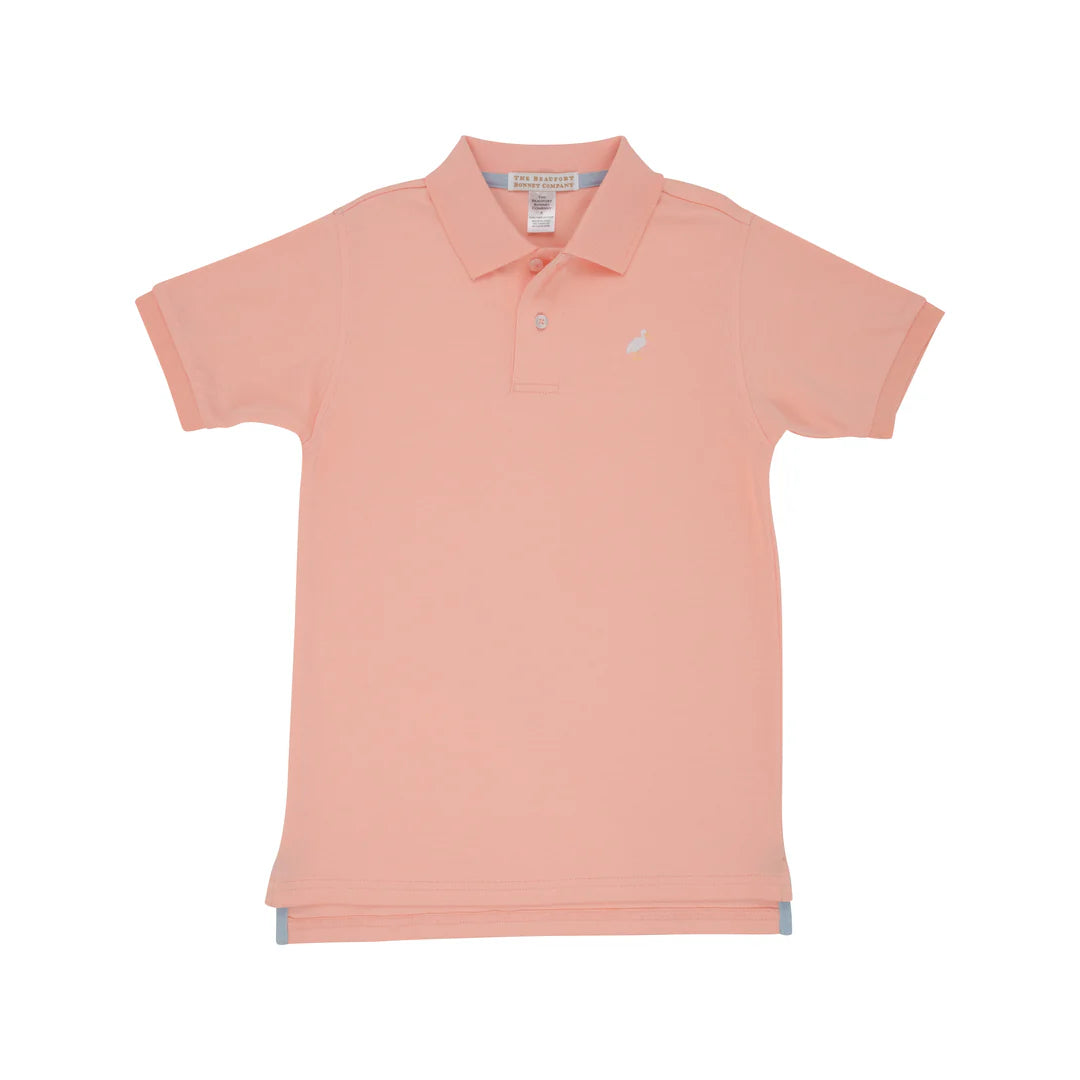 Prim and Proper Polo, Pompano Peach