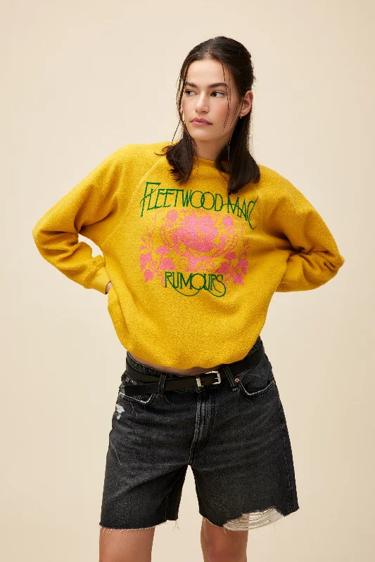 Fleetwood Mac Floral Reverse Raglan Sweatshirt