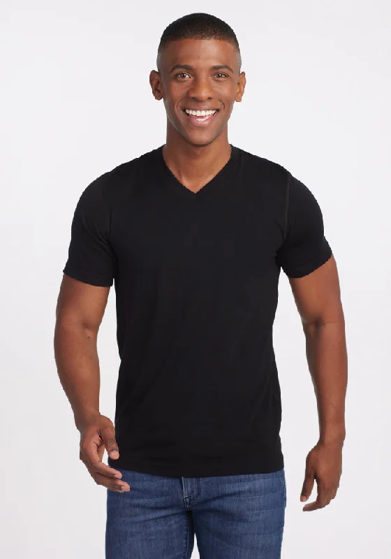 Ashton V Neck - Black