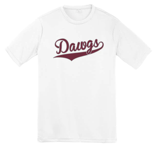 Dawgs White Dri Fit Baseball