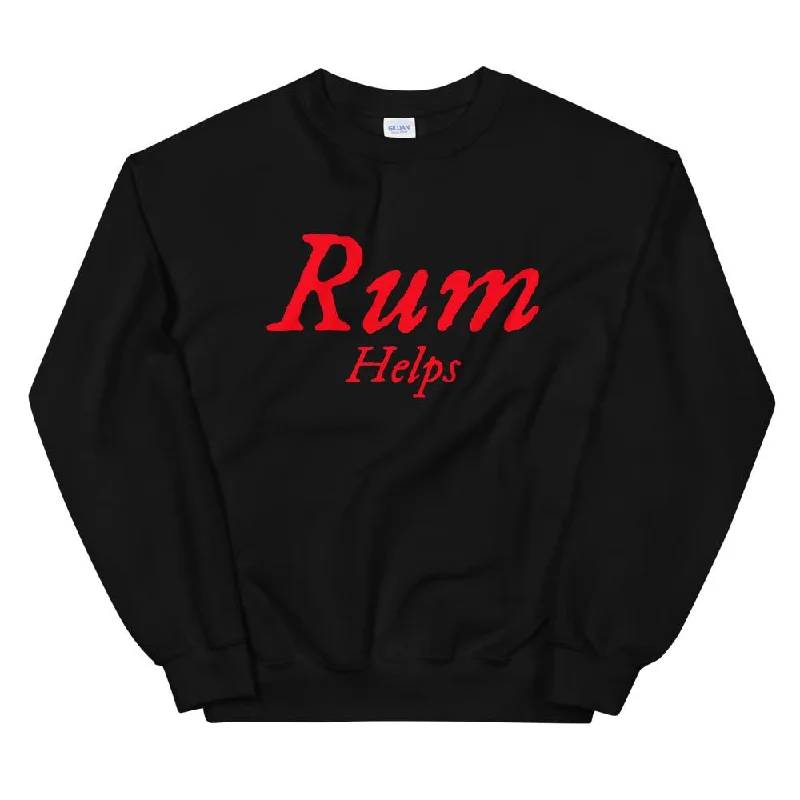 "Rum Helps" Unisex Sweatshirt