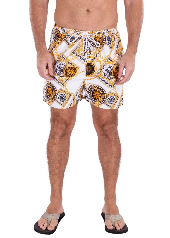 'Mansion Vibes' Swim Shorts