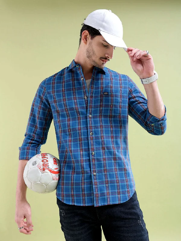 Men's Checked Casual Shirt