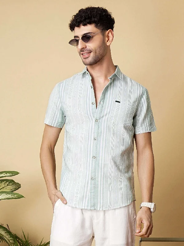 Men's Casual Striped Shirt