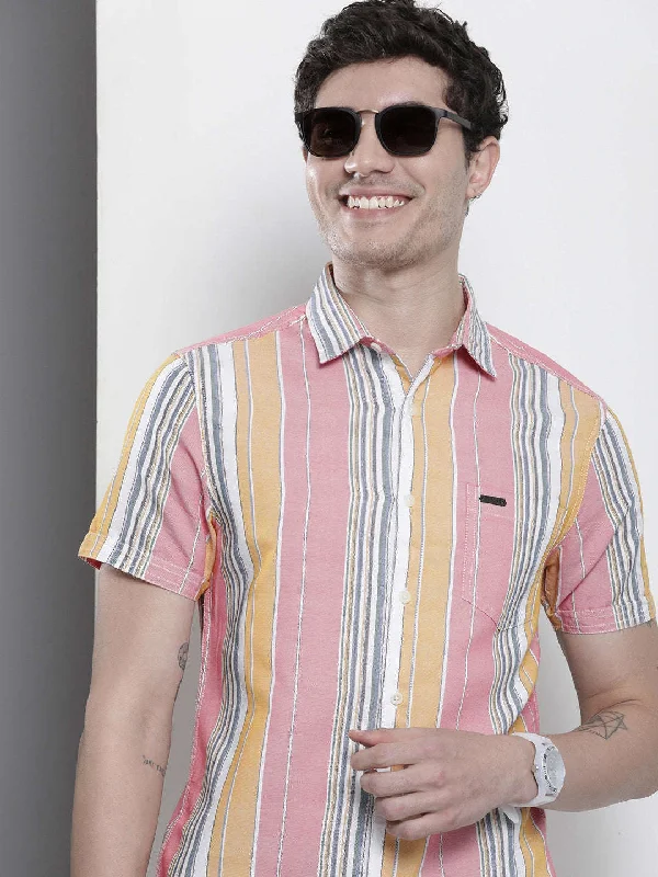 Men's Casual Striped Shirt