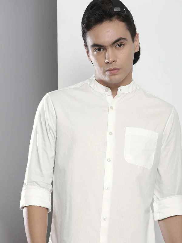 Men's Solid Regular Fit Shirt