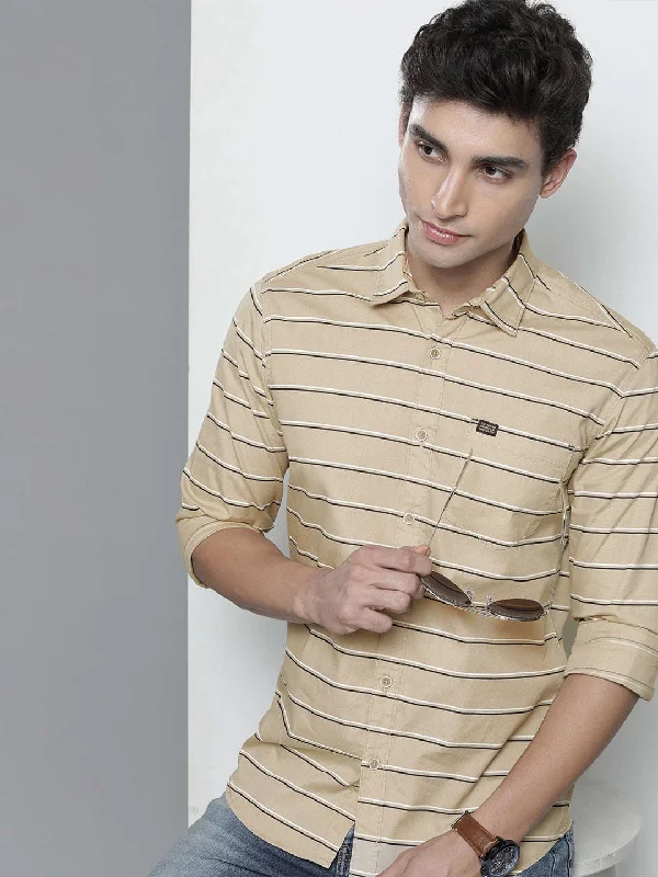 Men's Striped Casual Shirt