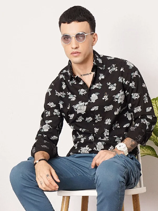 Men's Floral Casual Shirt