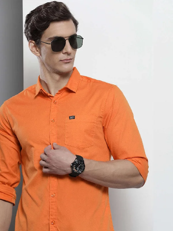 Men's Solid Slim Fit Shirt