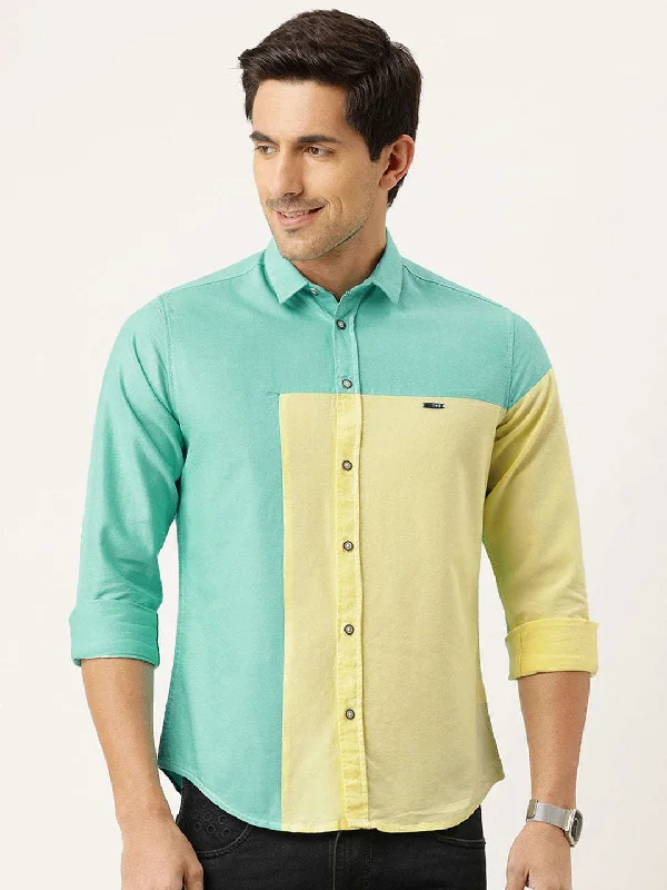 Men's Color Block Shirt