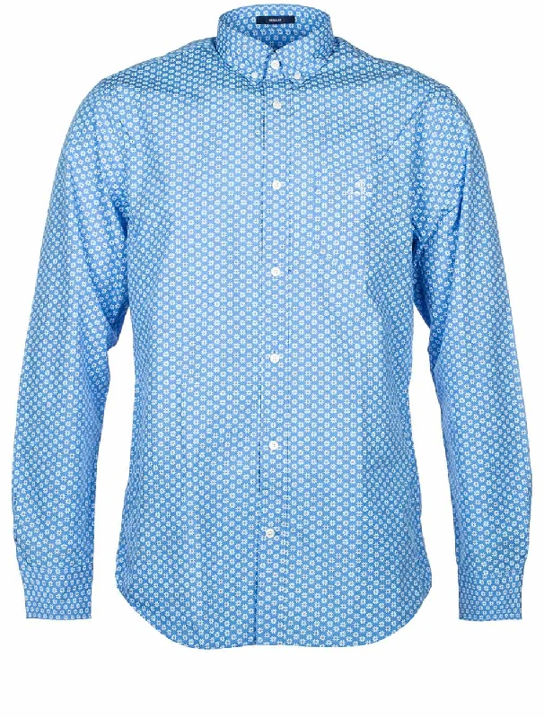 Regular Micro Star Shirt Clear Blue