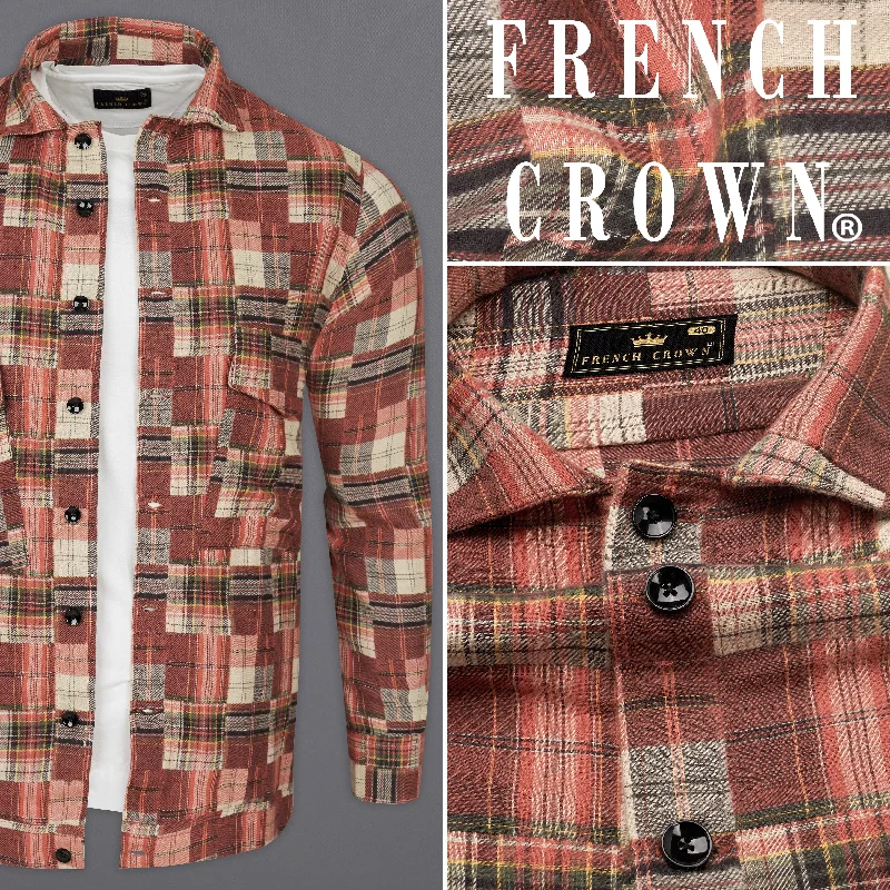 Ironstone with Hampton Brown Multicolour Flannel Designer Overshirt/Shacket