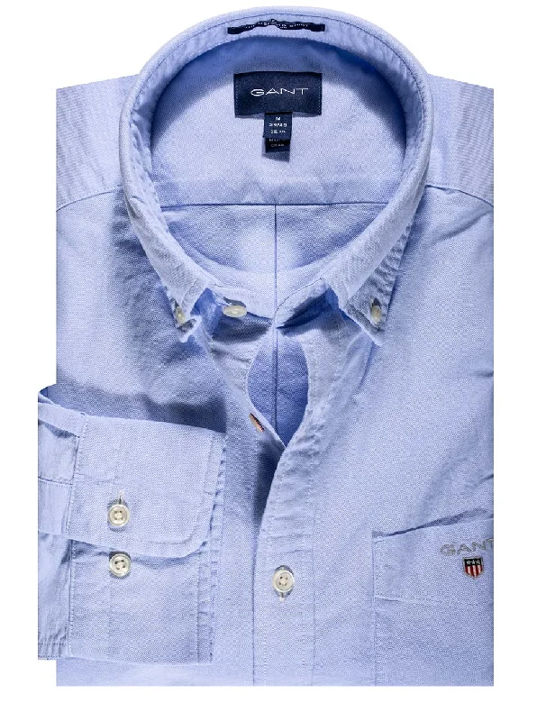 Regular Fit Oxford Shirt Capri Blue