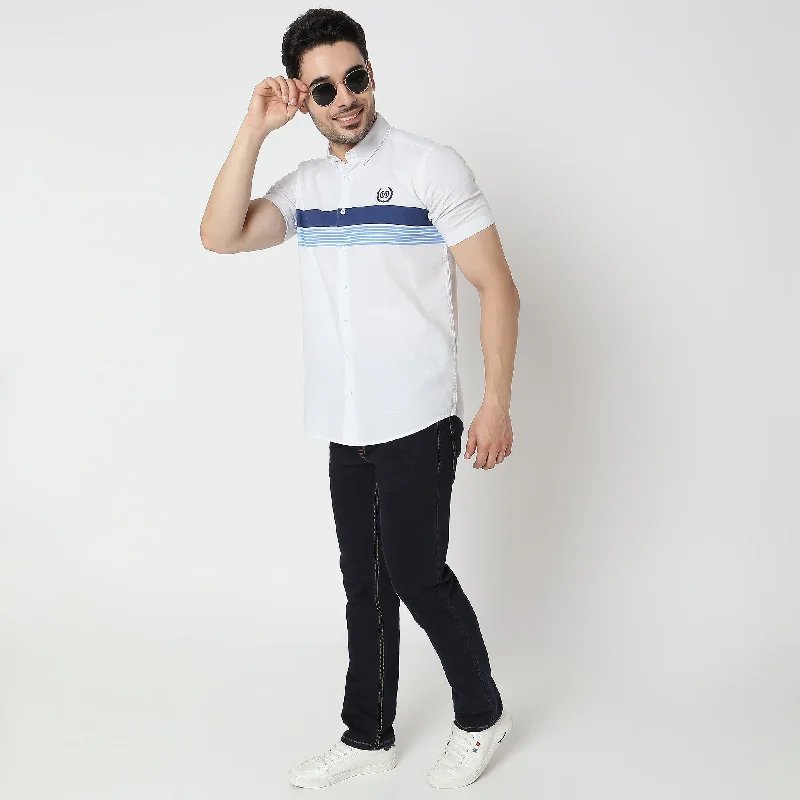 Regular Fit Solid Shirt