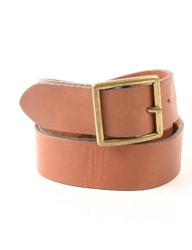 Brown Leather Belt - L