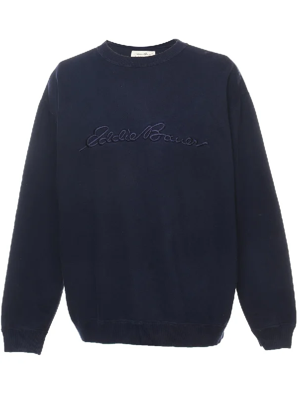 Eddie Bauer Plain Embroidered Sweatshirt - M