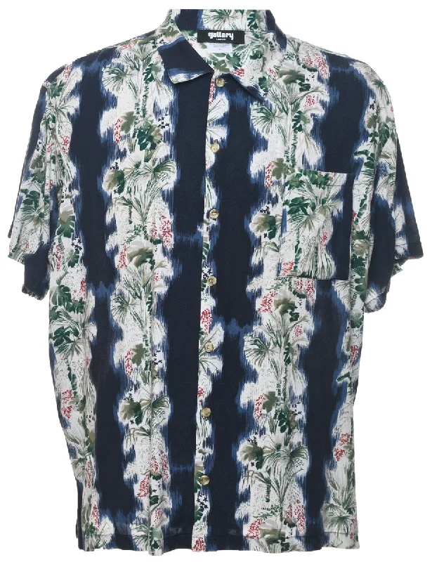 Floral Hawaiian Shirt - M