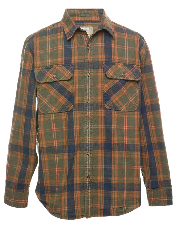 St John's Bay Checked Shirt - L