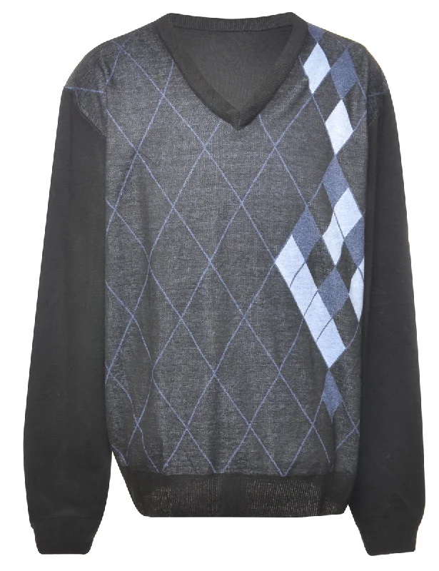 Argyle Jumper - L