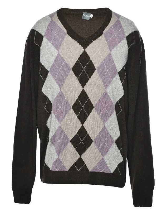 Argyle Jumper - L