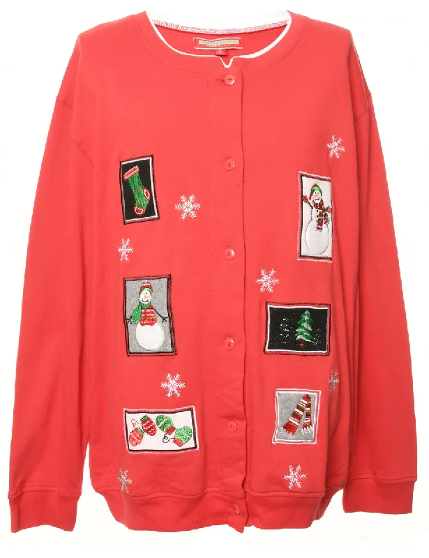 Festive Gifts Christmas Cardigan - L