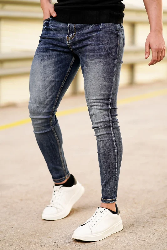 Men's Stretch Skinny Jean - Dark Blue