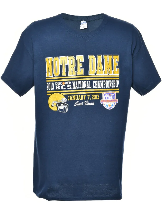 Notre Dame Printed T-shirt - L