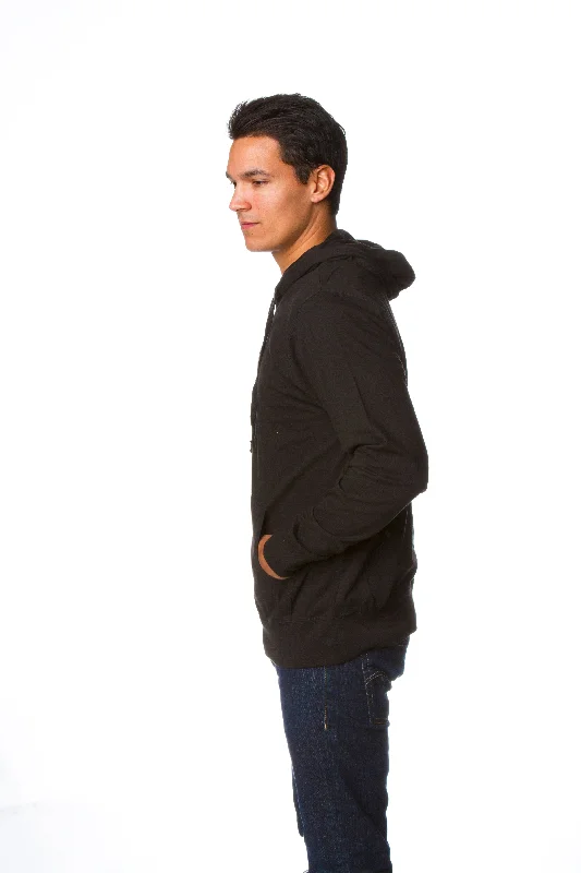 Lightweight Jersey Zip Hood