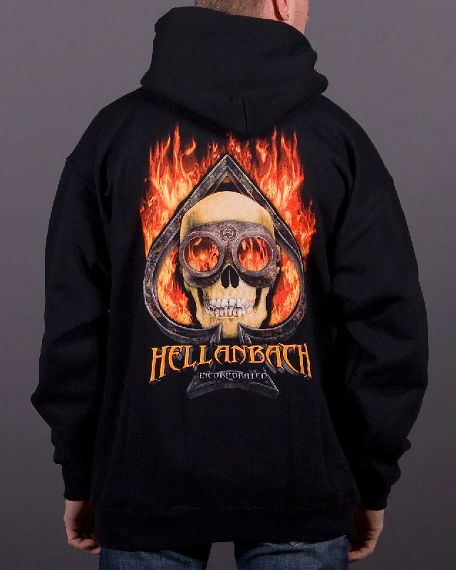 Burning Ace Hooded Pullover