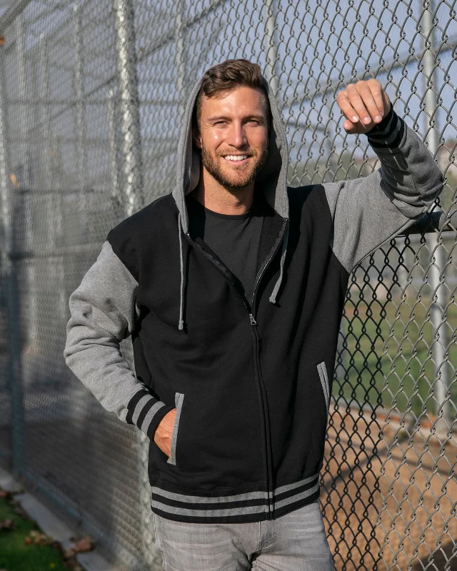 Heavyweight Varsity Full-Zip Hooded Sweatshirt