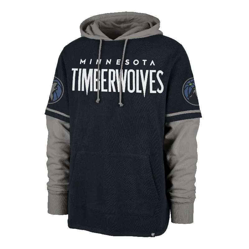 MINNESOTA TIMBERWOLVES TRIFECTA '47 SHORTSTOP PULLOVER HOOD