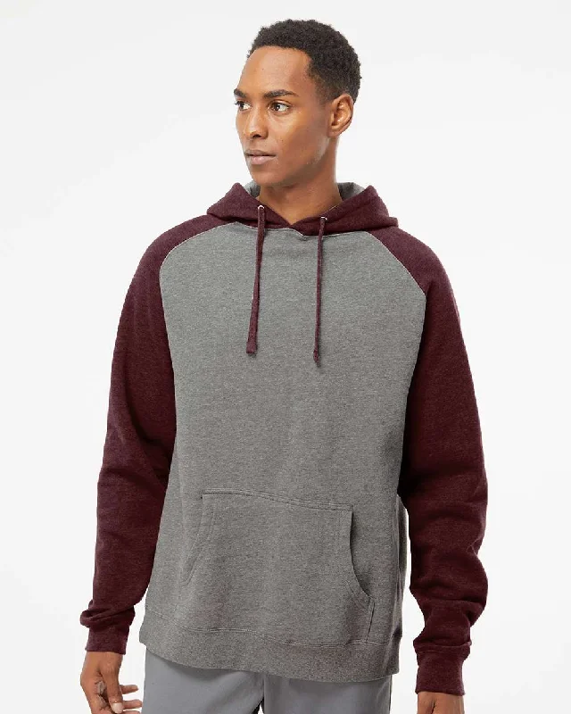 Raglan Hooded Sweatshirt