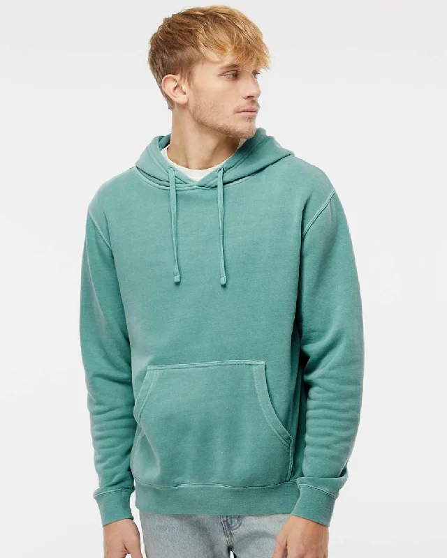 Unisex Midweight Pigment Dyed Hooded Pullover