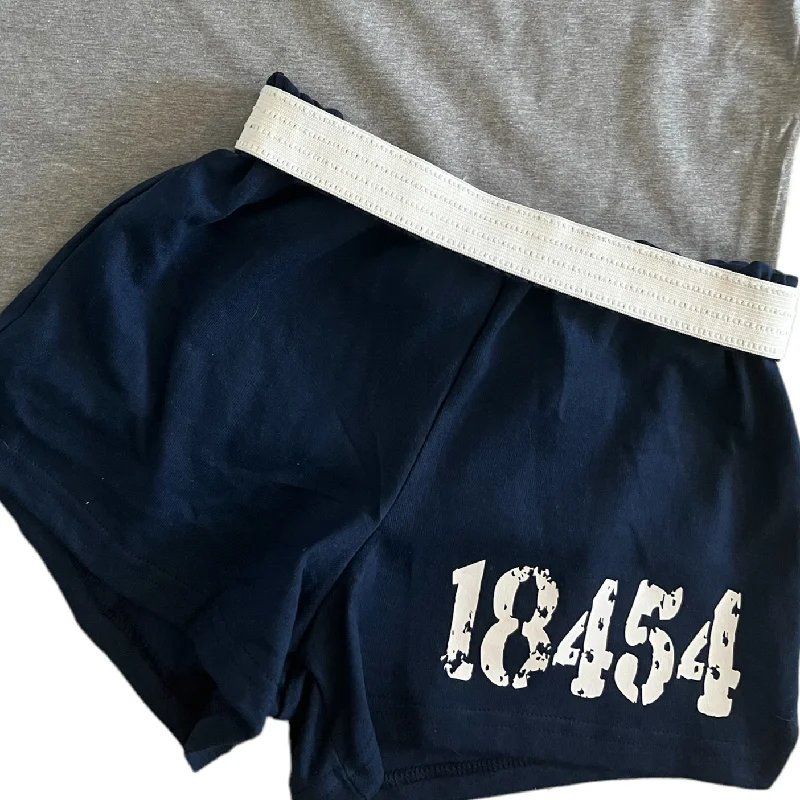 Distressed Stencil Shorts