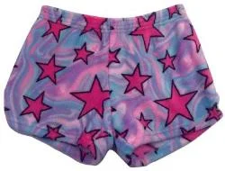 Pajama Shorts (girls) - Swirly Stars