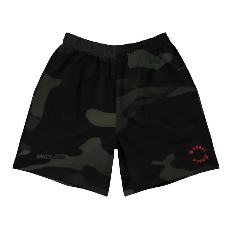 Men's Black Multicam Shorts